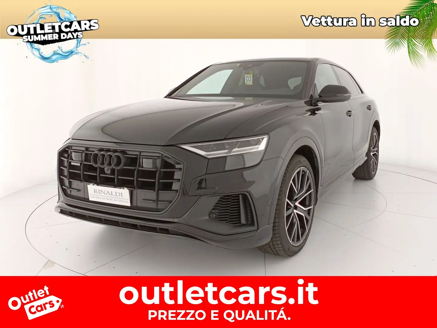 Audi Q8 50 3.0 tdi mhev quattro tiptronic Nero - 1