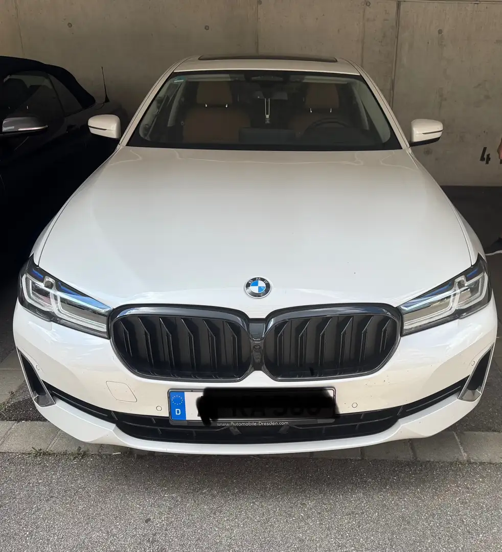 BMW 520 520d Aut. Luxury Line Weiß - 2