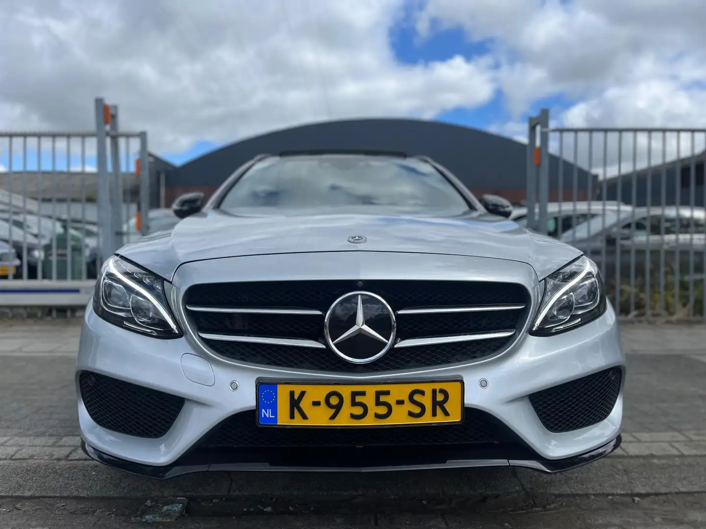 Mercedes-Benz C 250 Estate AMG Line | Panoramadak | burmester| 360* ca Grijs - 2