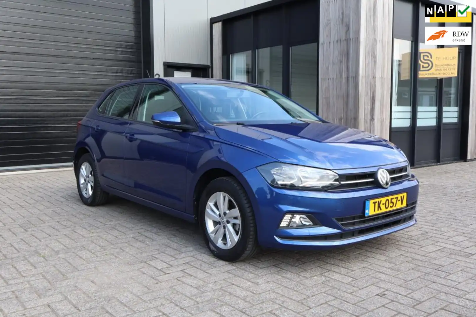 Volkswagen Polo 1.0 TSI Beats SCHERM CRUISE ACC AIRCO Blauw - 1