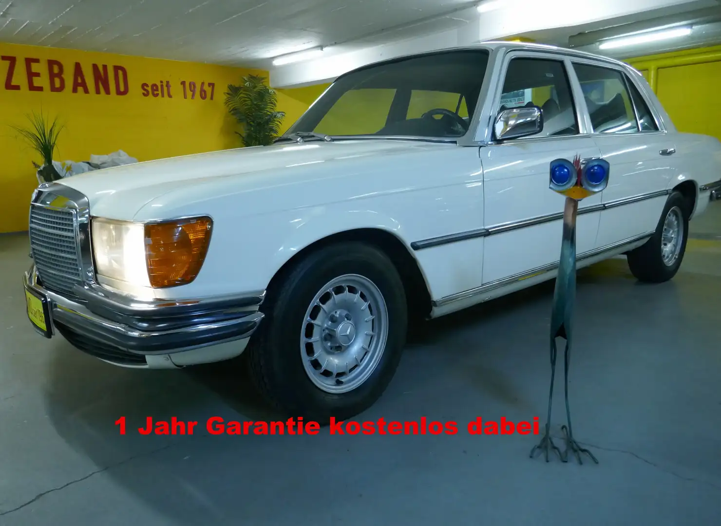 Mercedes-Benz 450 SEL Weiß - 2