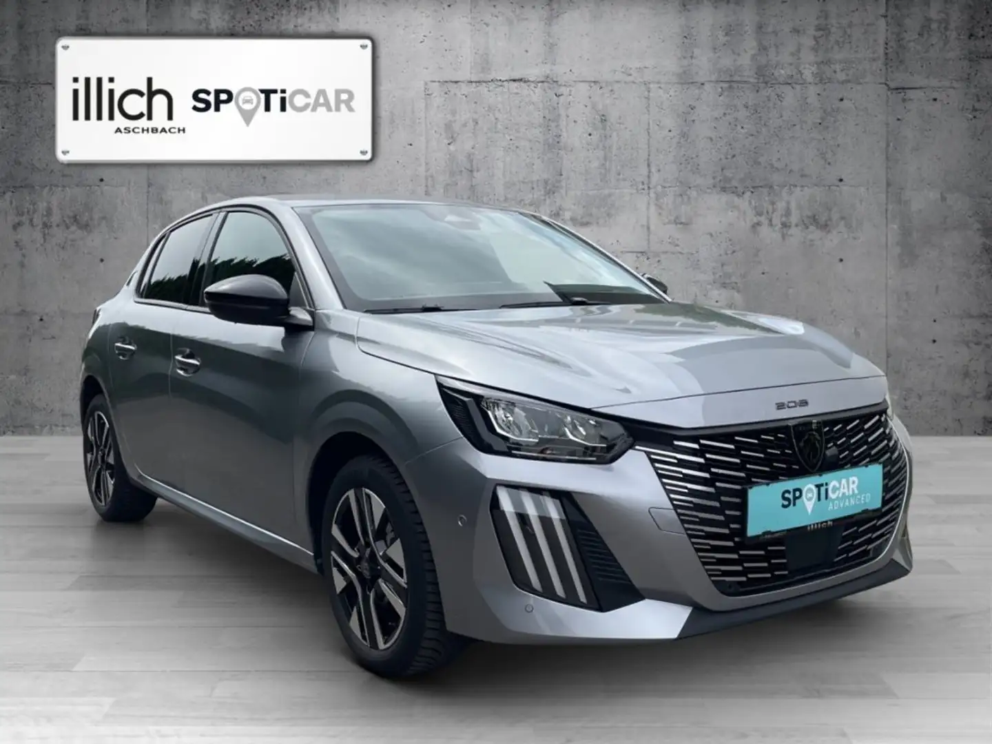 Peugeot 208 ALLURE Hybrid 110 e-DCS6 Grau - 1