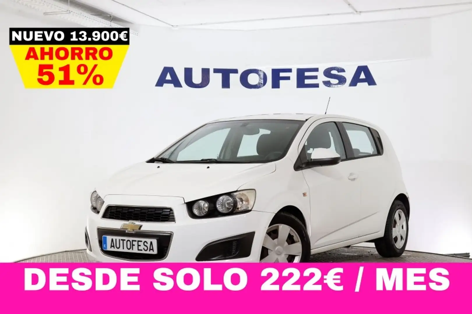 Chevrolet Aveo 1.2 16v LT Blanco - 1