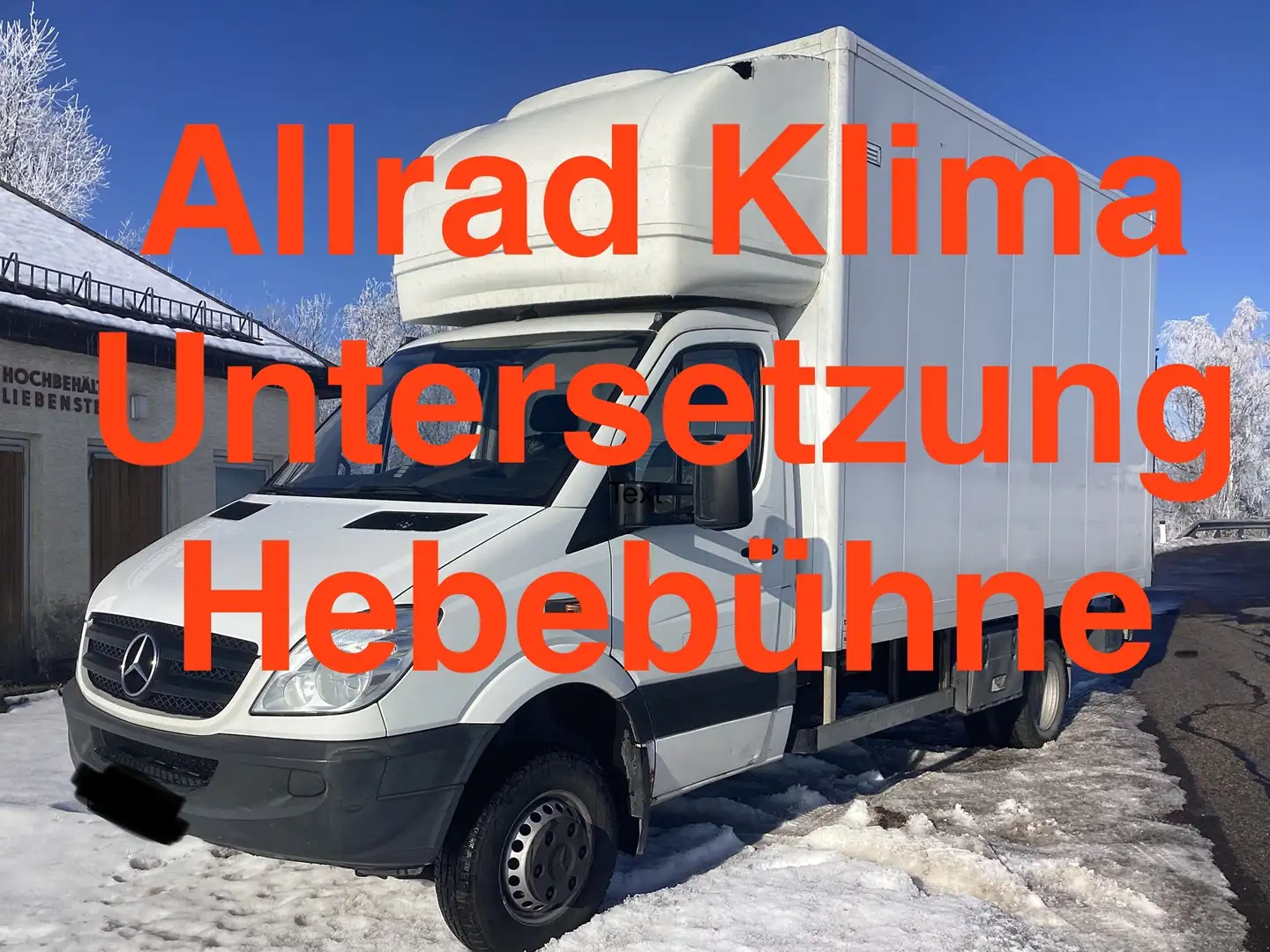 Mercedes-Benz Sprinter Sprinter 516 Oberaigner Allrad 4x4 Klima Hebeb. Blanc - 1