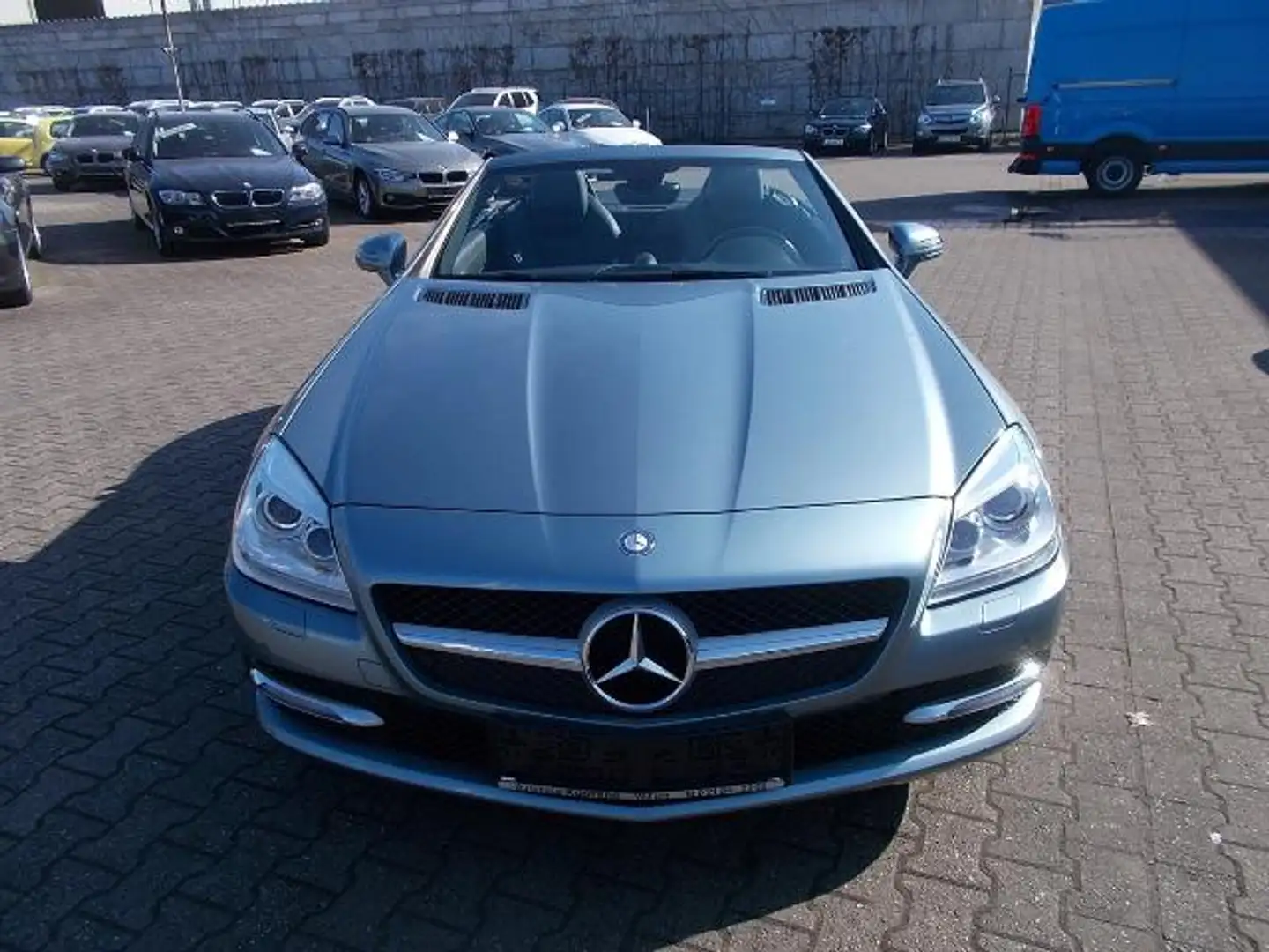 Mercedes-Benz SLK 200 SLK 200 Leder Navi Bi Xenon Parktronic Allwetter Grau - 2
