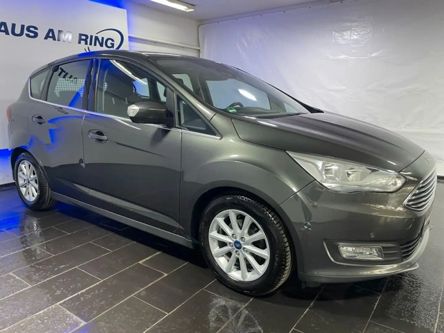 Ford C-Max TDCi Titanium Aut 1HD NAVI KEY APPLE ACC Grau - 2