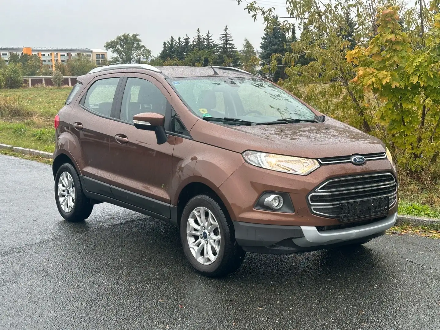 Ford EcoSport Titanium 1.Hand HU10.26 Schwingtür Braun - 1