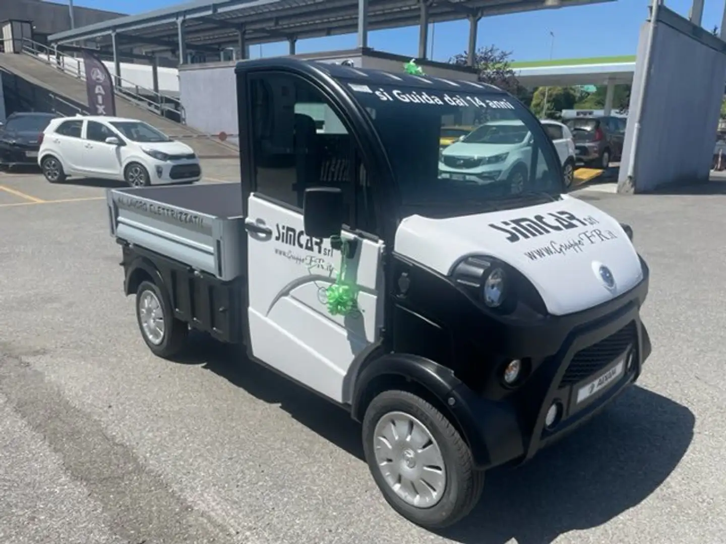 Aixam E-Truk doppio pianale elettrico Білий - 2