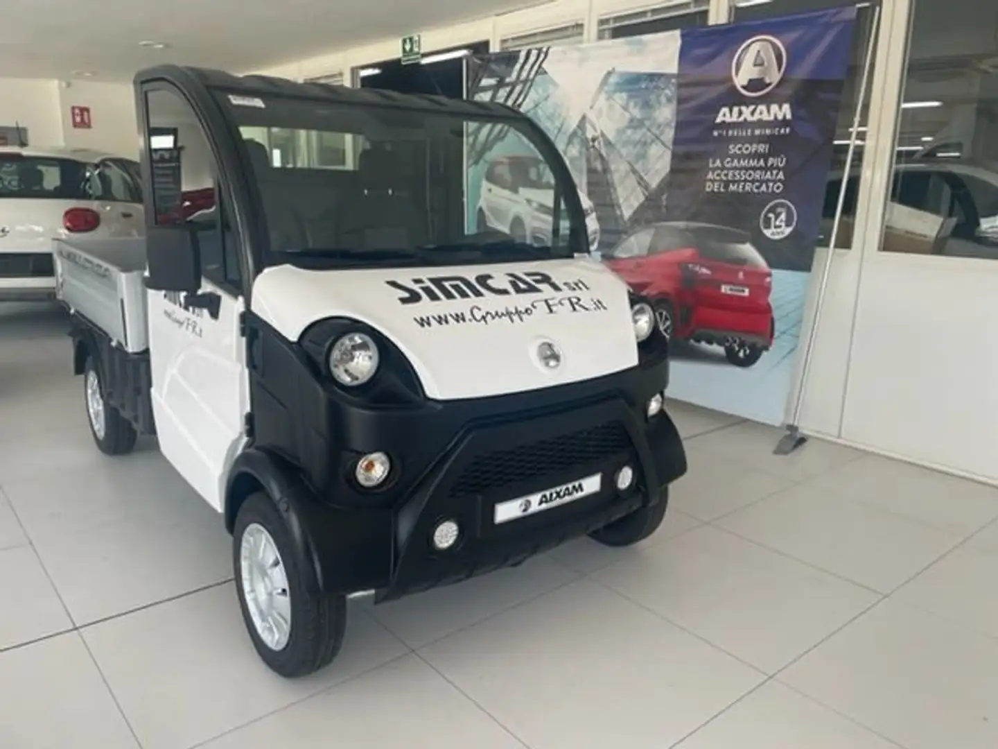 Aixam E-Truk doppio pianale elettrico Білий - 1