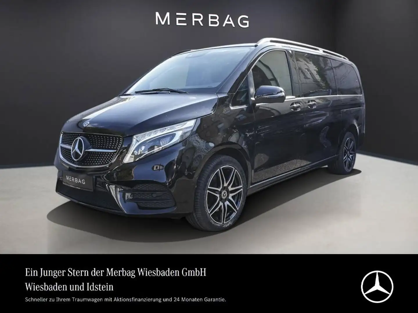 Mercedes-Benz V 300 d 4M L AMG-LINE STANDHEIZUNG NIGHT KAMERA Schwarz - 1