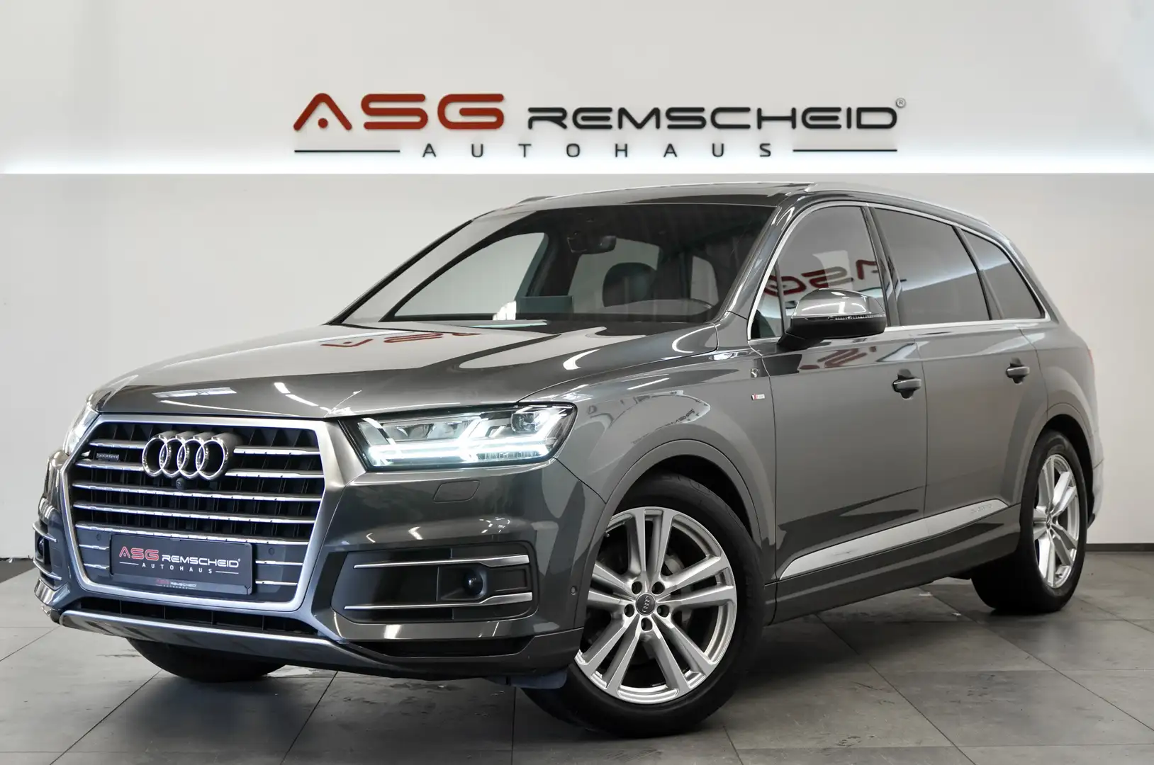 Audi Q7 q. S Line *2.H*Virtual*AHK*Pano*Standhzg*LUFT Grau - 1