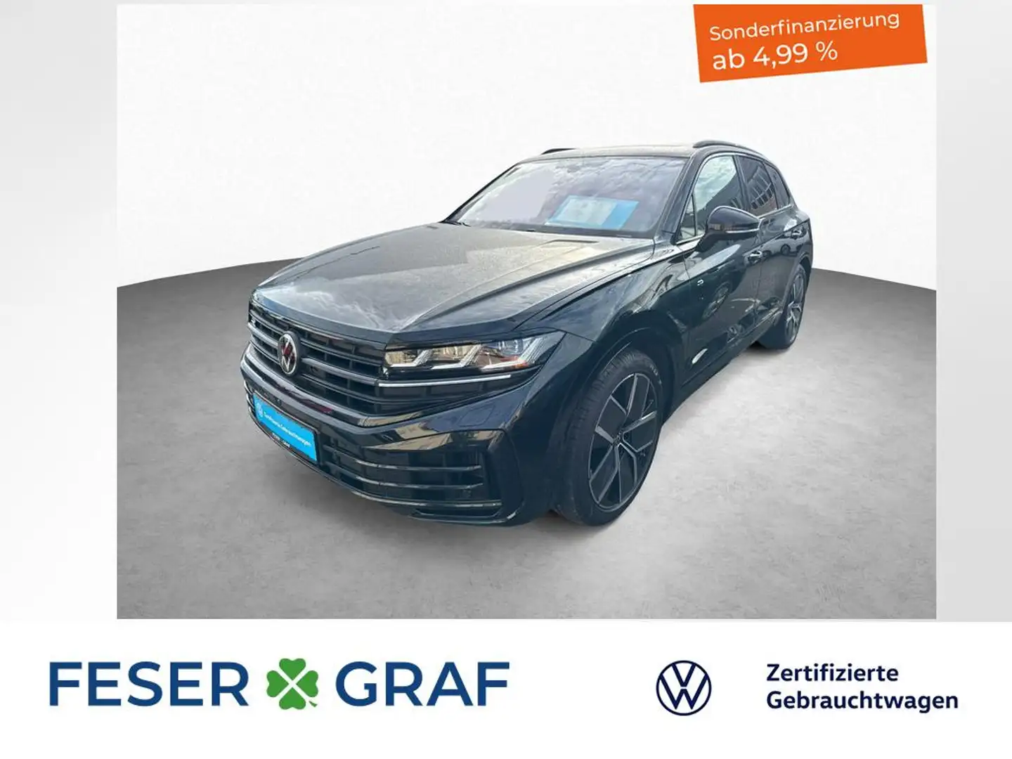 Volkswagen Touareg R 3.0 V6 4MOTION eHydrid AHK PANO NACHTSICHT Schwarz - 1