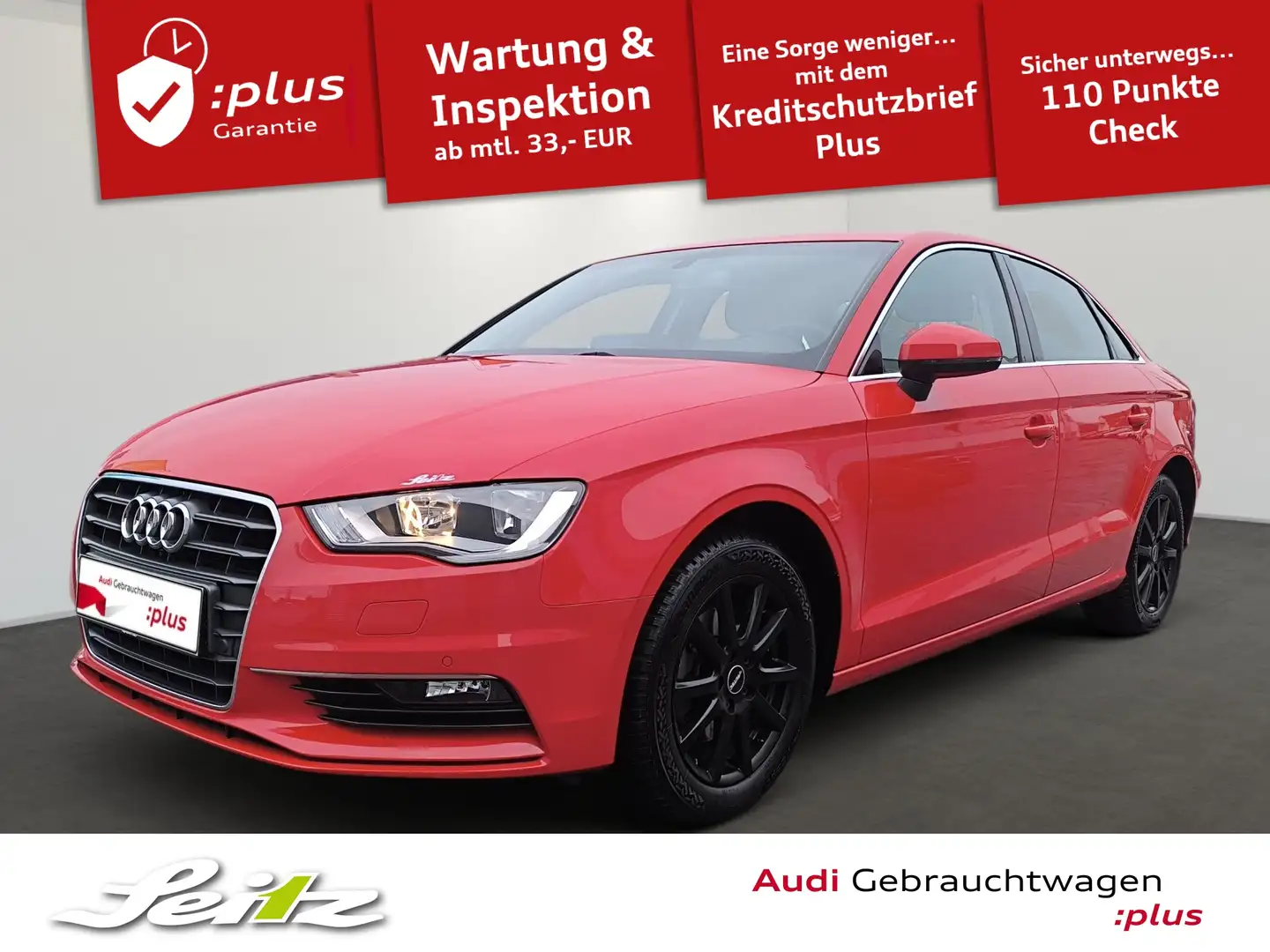Audi A3 Limousine 1.4 TFSI ambiente ultra *AHK*PARKSENSOR* Rot - 1