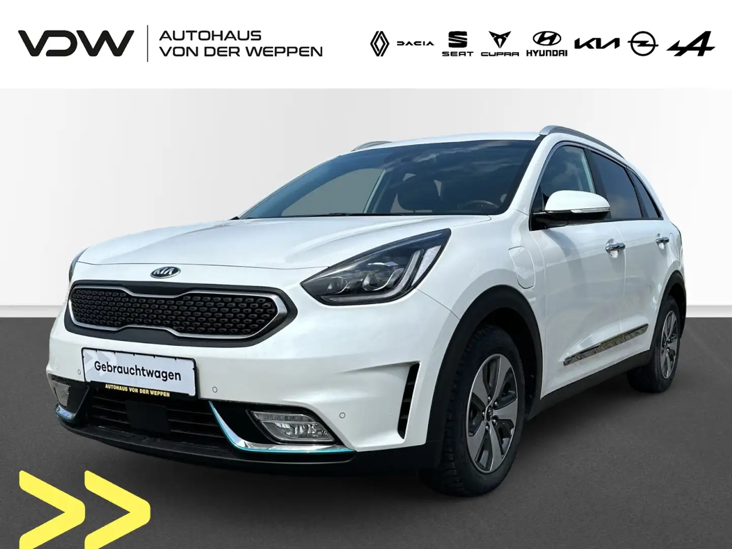 Kia Niro Spirit Plug-in Hybrid Klima Navi Leder Wit - 1