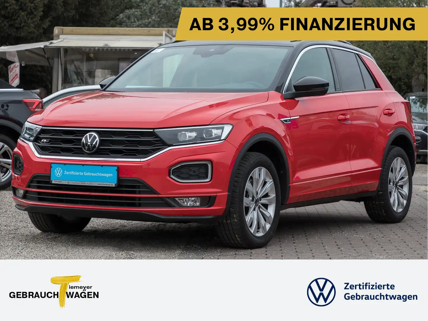 Volkswagen T-Roc 1.5 TSI DSG SPORT LED VIRTUAL PANO AHK Rot - 1