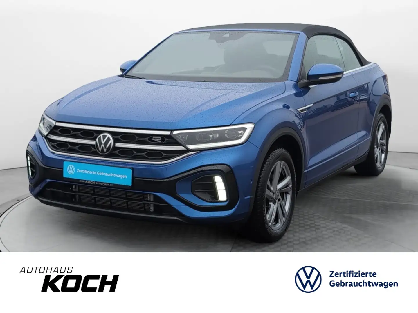 Volkswagen T-Roc 1.5TSI R-Line DSG Navi LED AHK Azul - 1