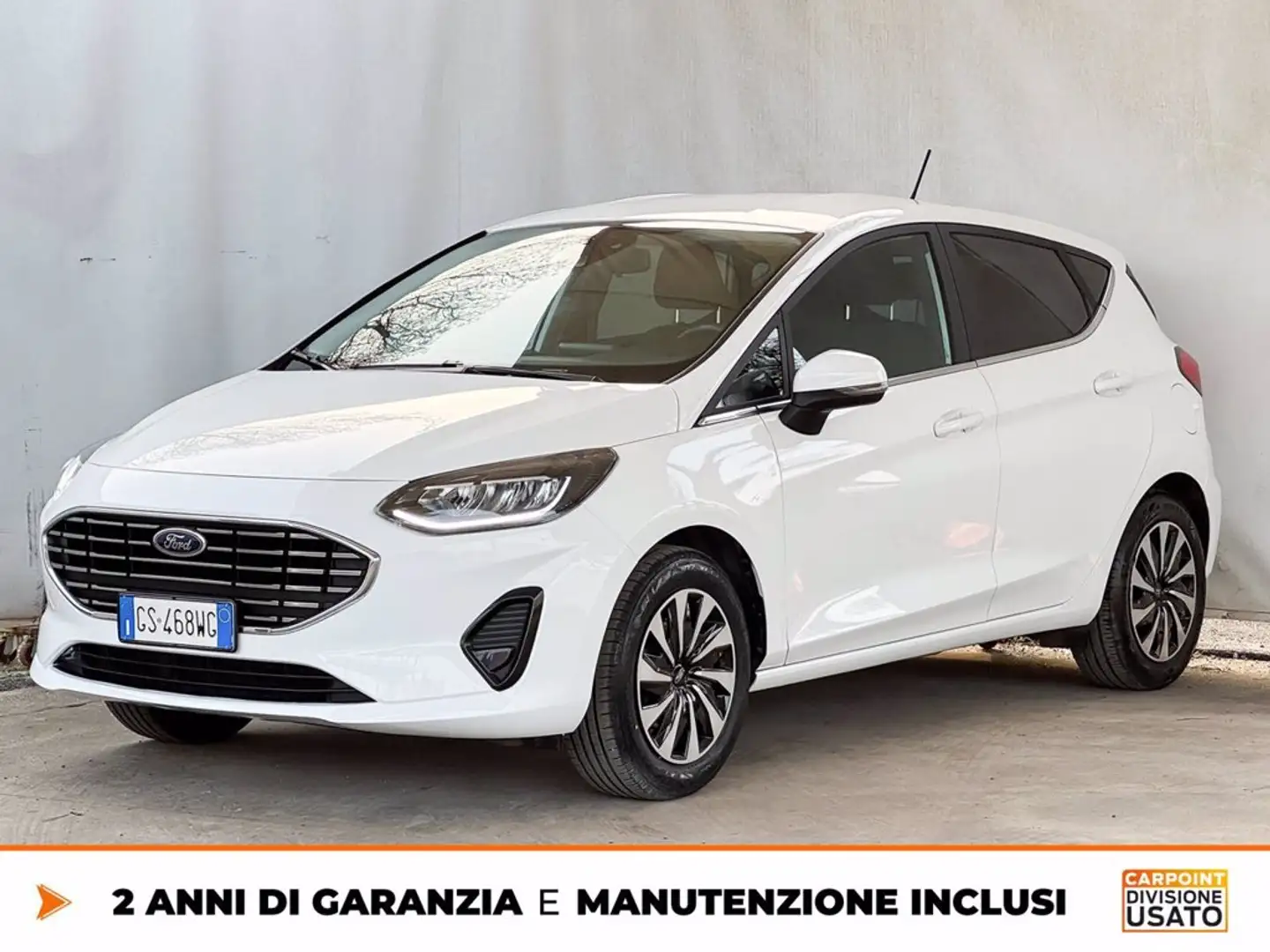 Ford Fiesta 5p 1.1 titanium gpl 75cv GPL Weiß - 1
