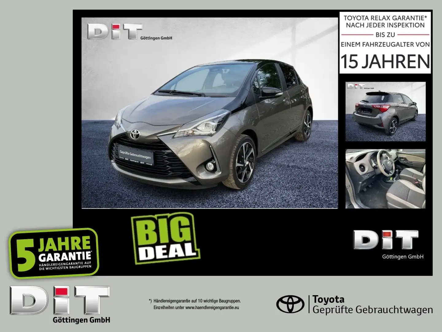 Toyota Yaris 1.5 Style Selection Navi+Fernlichtass.+LM Braun - 1