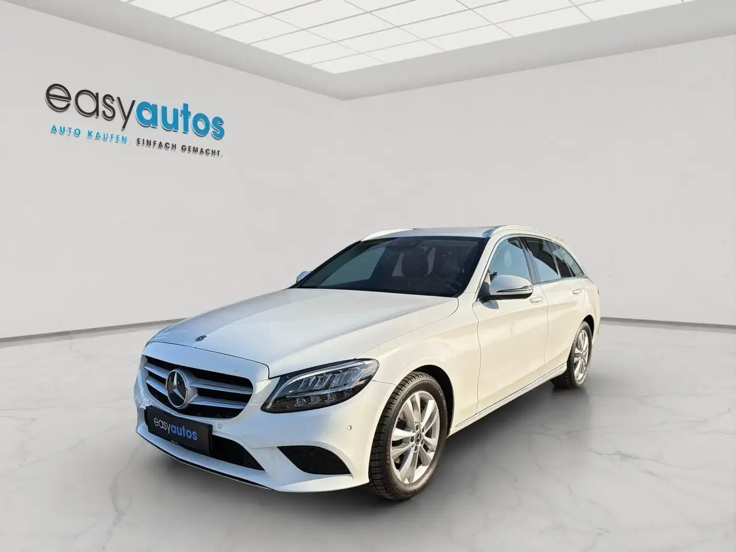 Mercedes-Benz C 200 d T Aut. ELEKTRISCHE HECKKLAPPE LED-SCHEINWERFER Weiß - 1