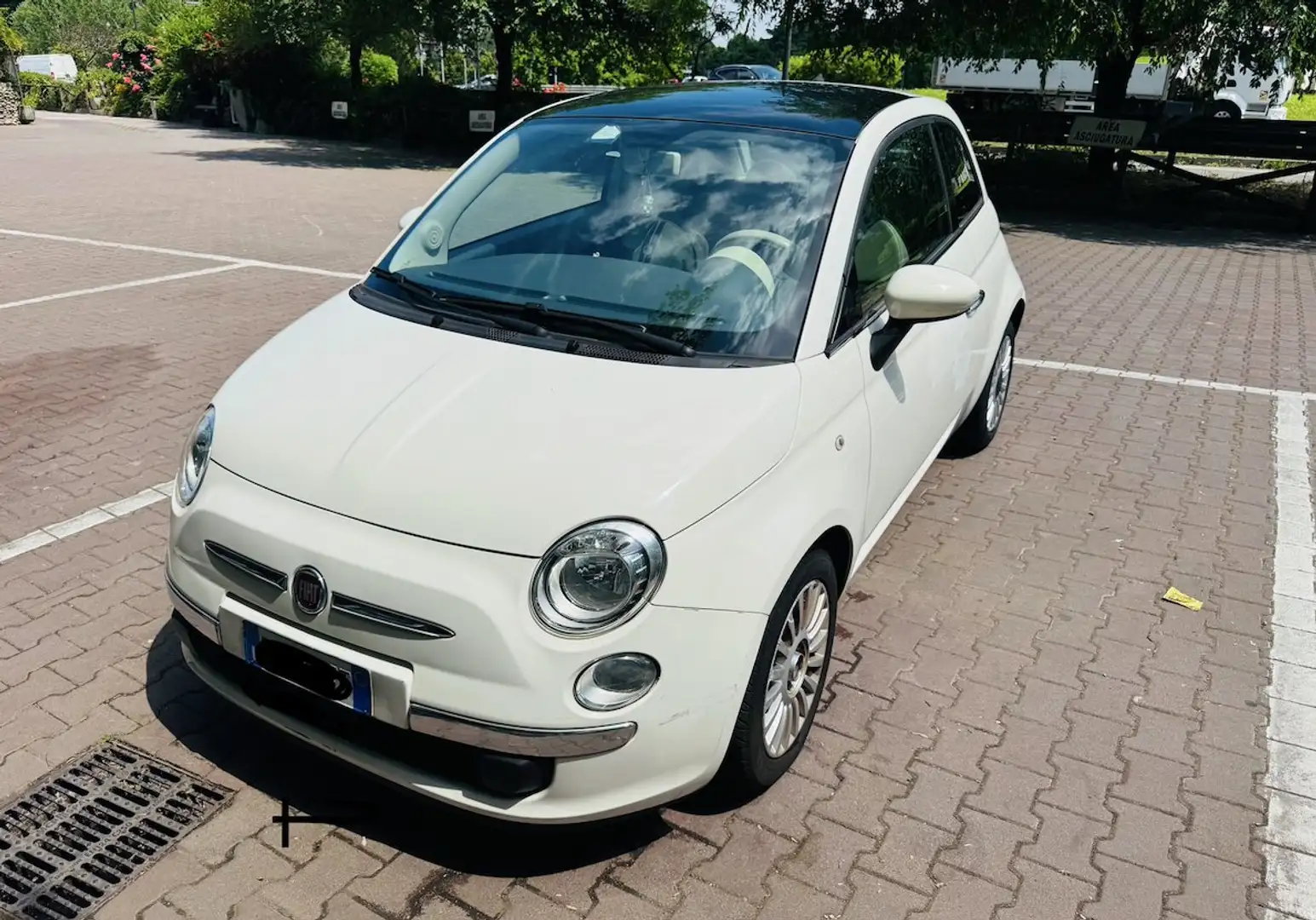 Fiat 500 AUTOMATICO 1.2 Lounge 69cv dualogic bijela - 2