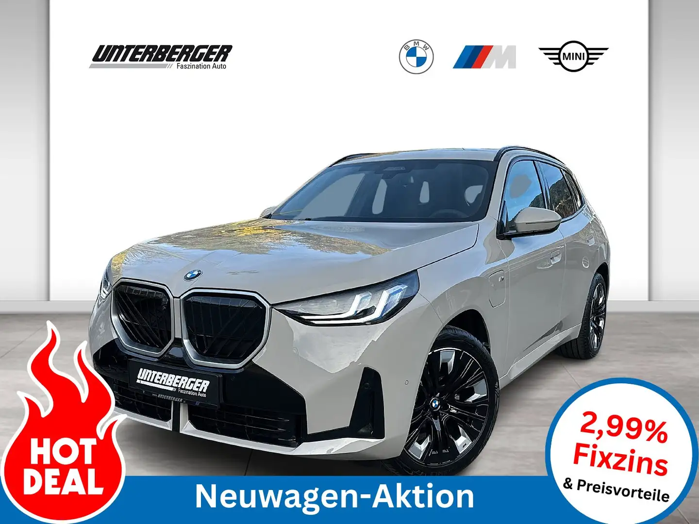 BMW X3 30e xDrive *2,99% Fixzins Leasing // M Sportpaket Grau - 1