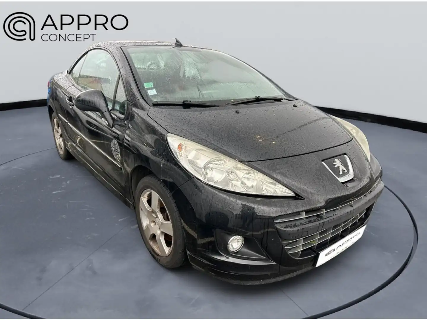 Peugeot 207 CC 1.6 VTi 16V - 120 CC COUPE CABRIOLET Sport PHASE 2 Noir - 2