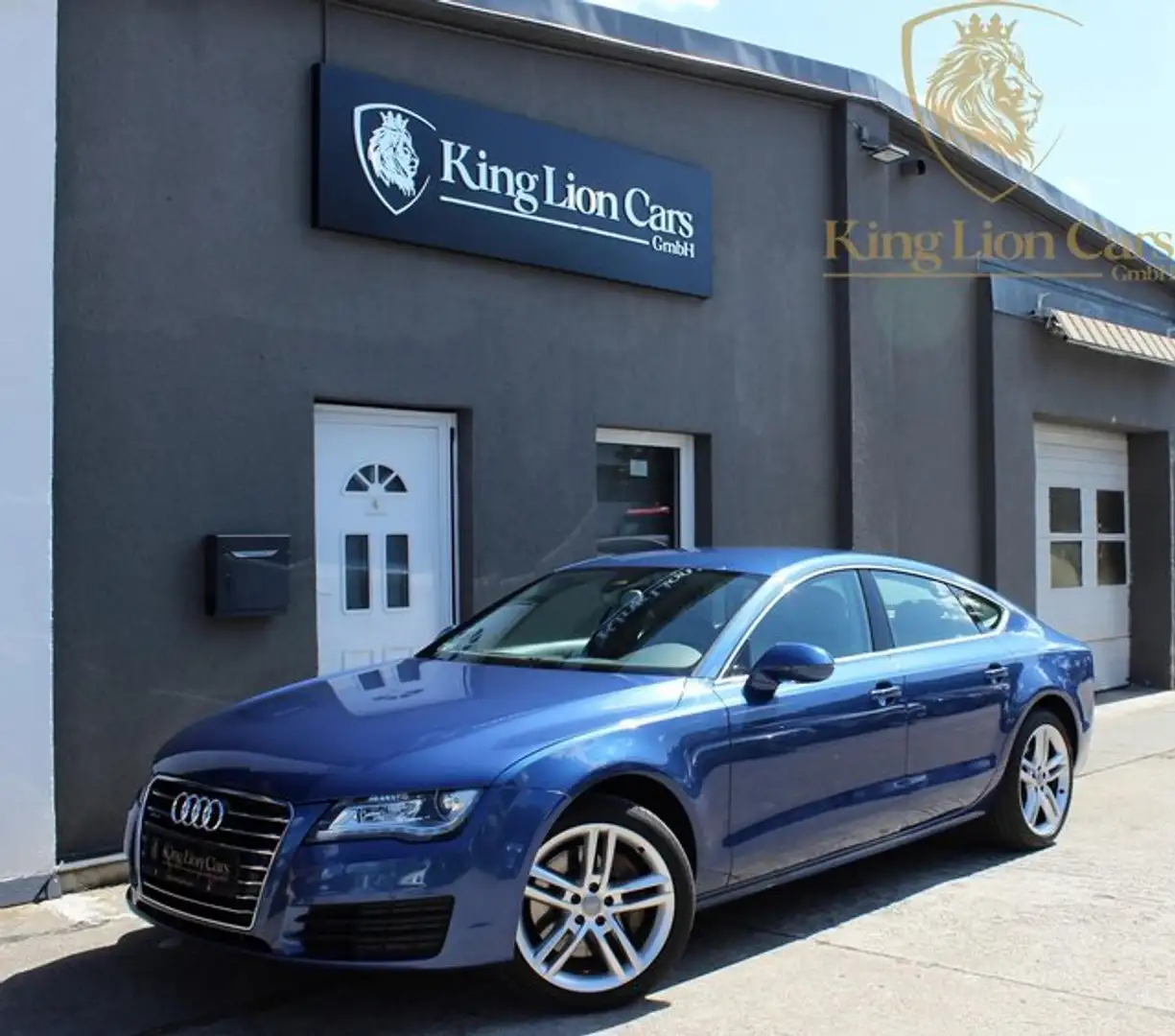 Audi A7 A7 3.0 TFSI qua S LINE 19 ZOLL+BOSE+LUFTFEDERUNG Blau - 1