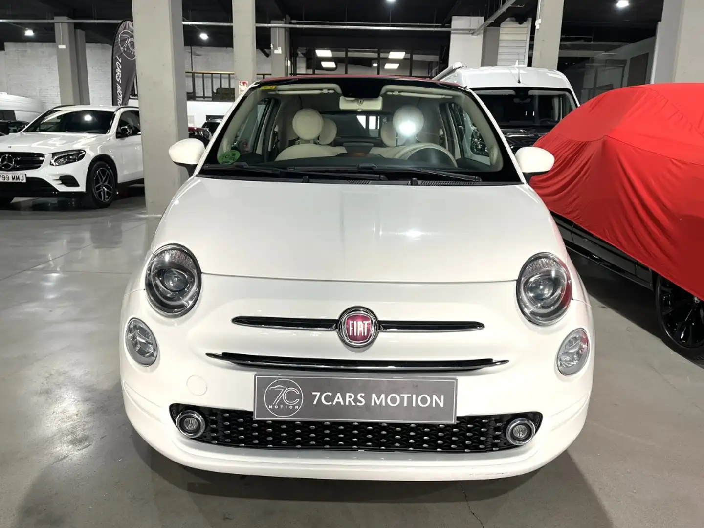 Fiat 500 1.2 Lounge Blanc - 2