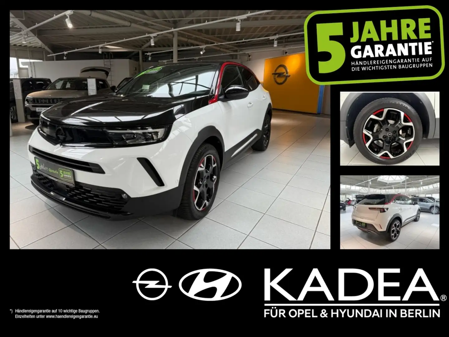 Opel Mokka 1.2 LED-Matrix,180°Kamera,Navi,PDC,KlimaA. Weiß - 1