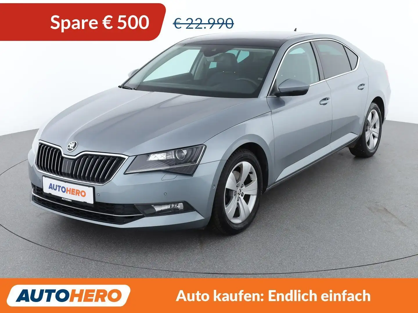 Skoda Superb 2.0 TDI Style Grau - 1