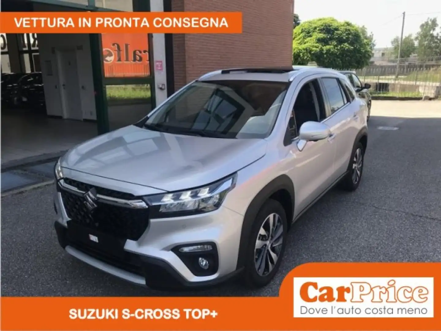 Suzuki S-Cross 1.4 129CV Hybrid 4WD Man. Top+ (Tetto Apribile) Argento - 2