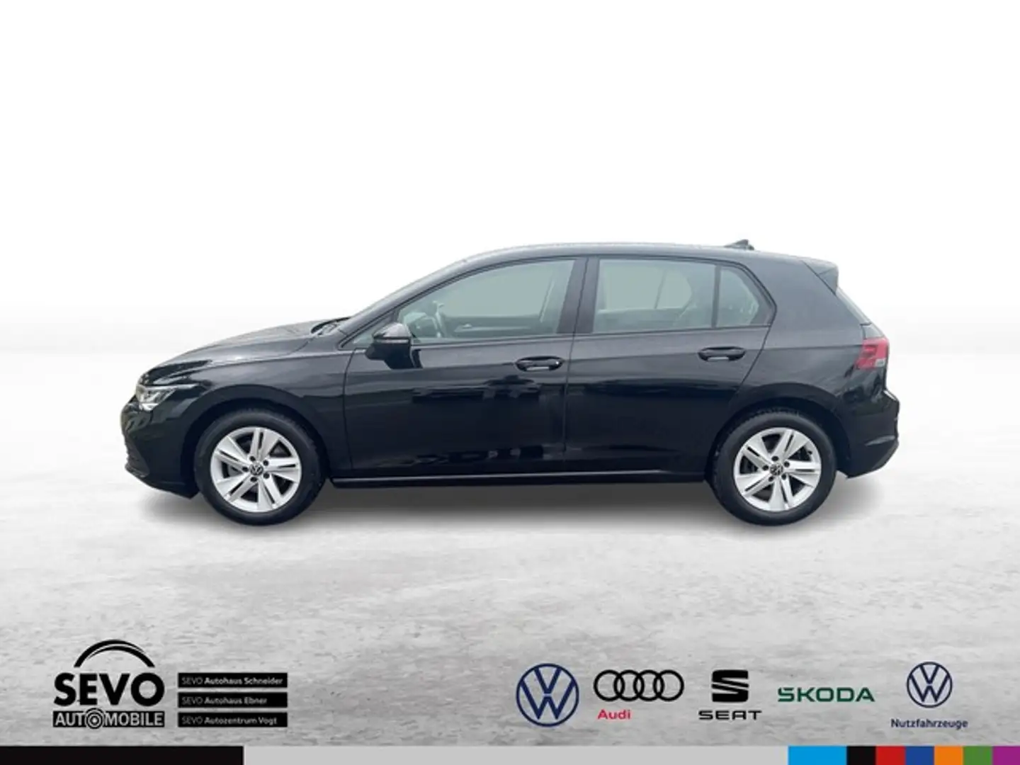 Volkswagen Golf 1.5 eTSI DSG Life Schwarz - 2
