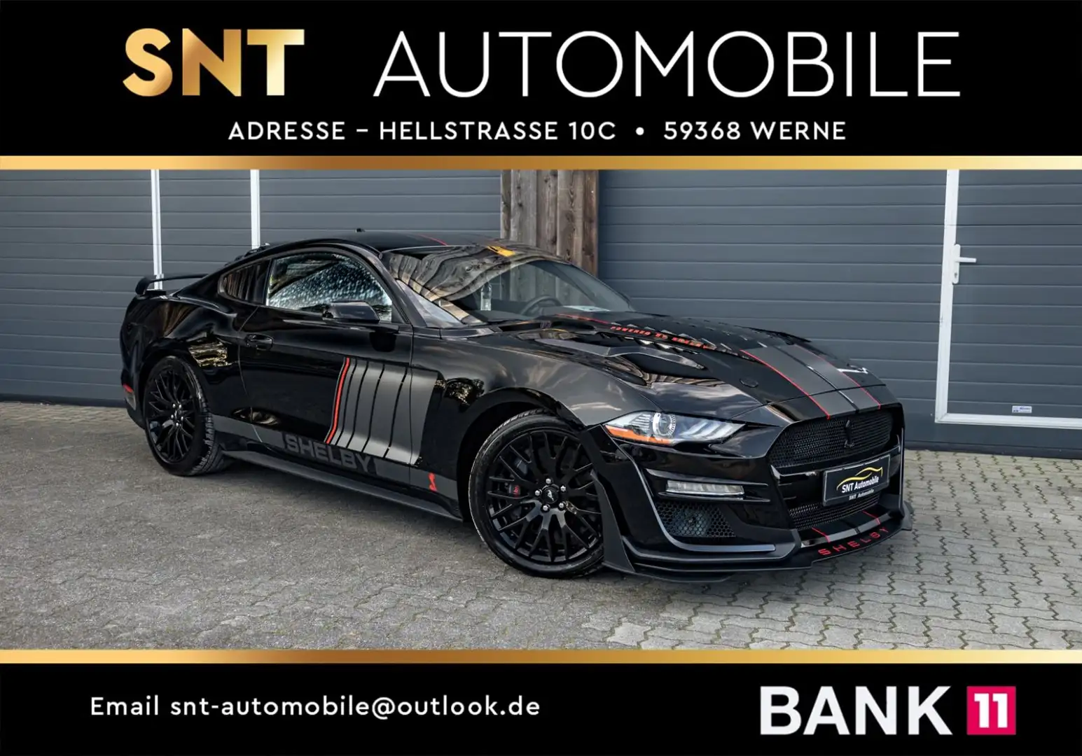 Ford Mustang 2.3L Performance Shelby Look Voll Voll Negro - 1