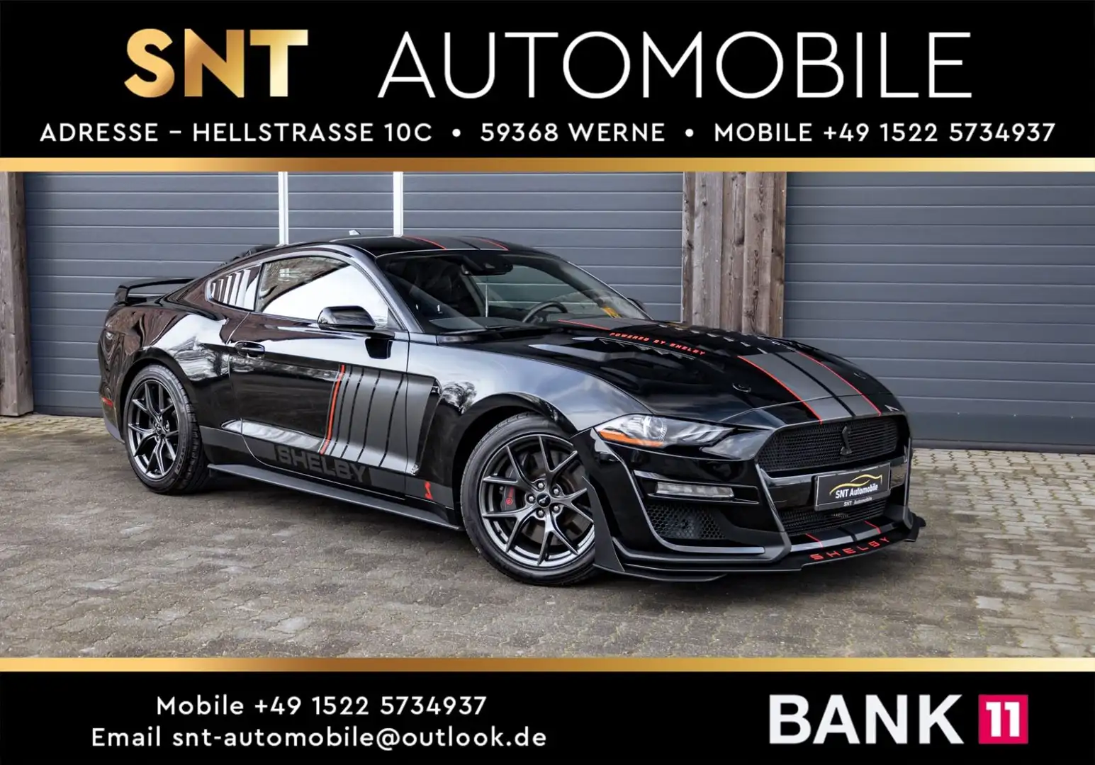 Ford Mustang 2.3L Performance Shelby Look Voll Voll Negro - 1