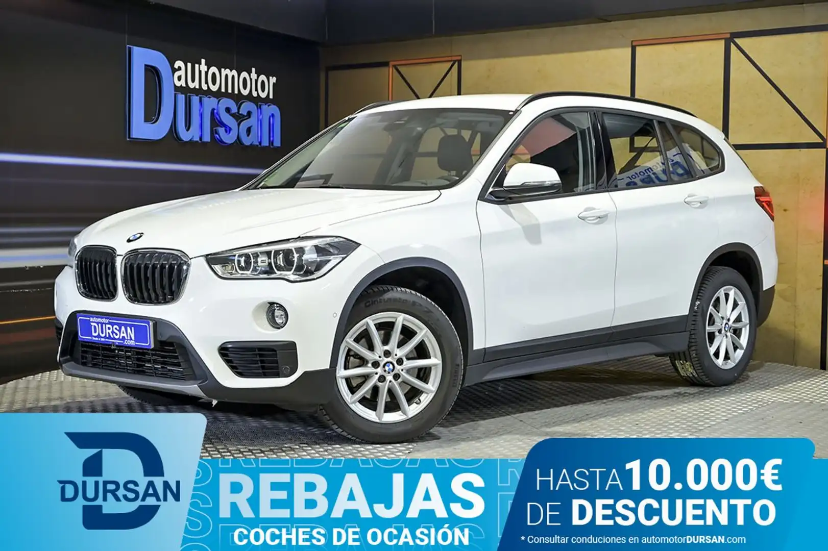 BMW X1 sDrive 18dA Business Blanc - 1