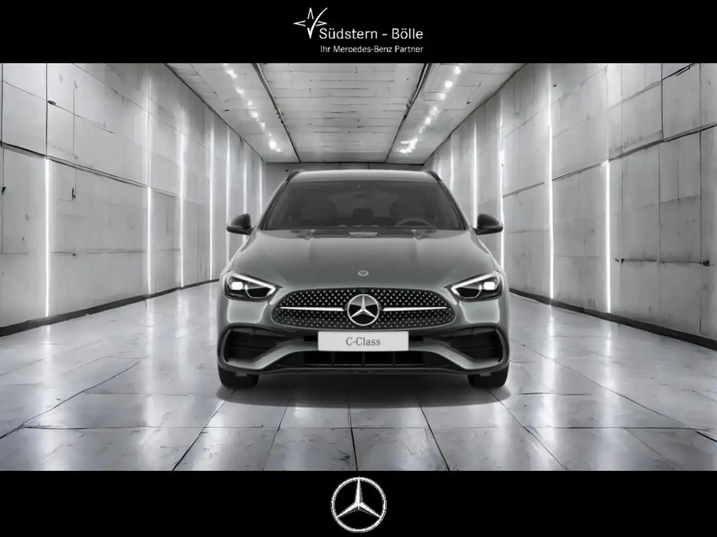 Mercedes-Benz C 300 d T AMG+AHK+PANO+MEM.+HUD+STNDHZG.+TOTW.+ Gris - 2