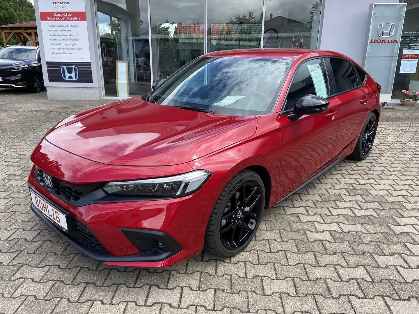 Honda Civic e:HEV 2.0 i-MMD Hybrid Sport Aktion Rot - 2