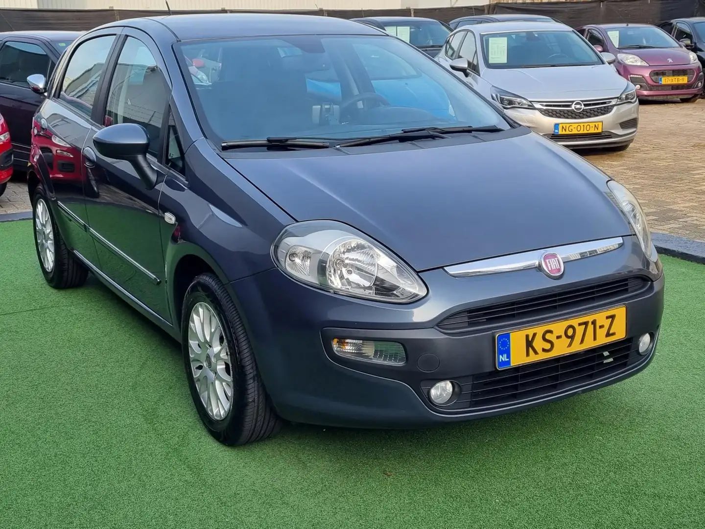 Fiat Punto Evo 1.4 Dynamic AUTOMAAT NAVI! Blauw - 2