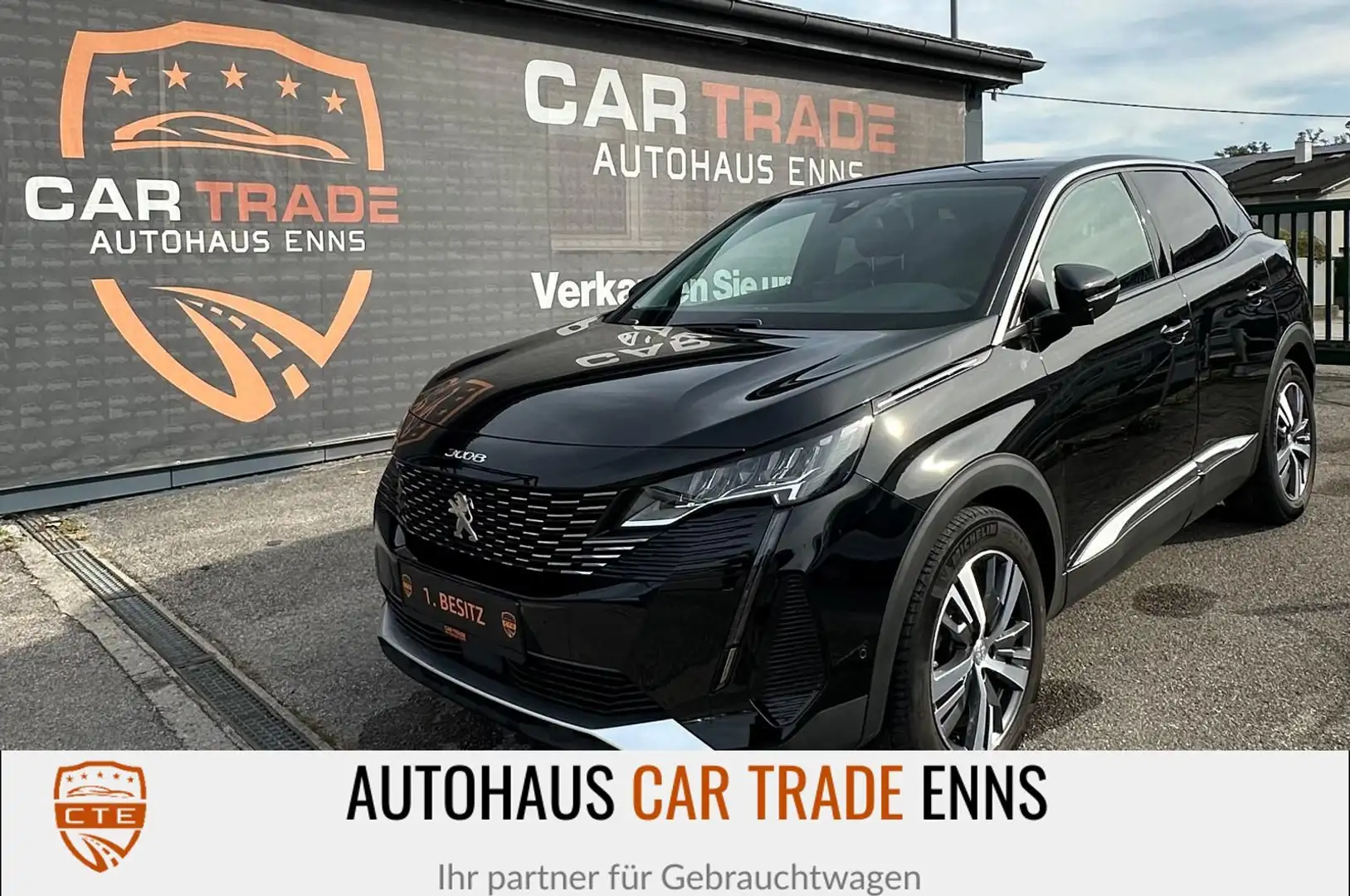 Peugeot 3008 PureTech 130 S&S EAT8 Allure Noir - 1