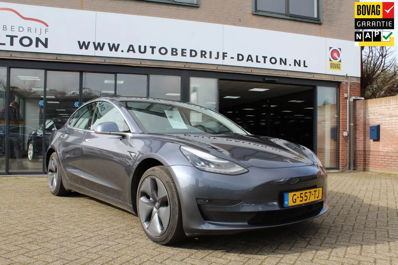 Tesla Model 3 Long Range AWD 75 kWh AUTOPILOT/ LEER / INCL. BTW Grijs - 1