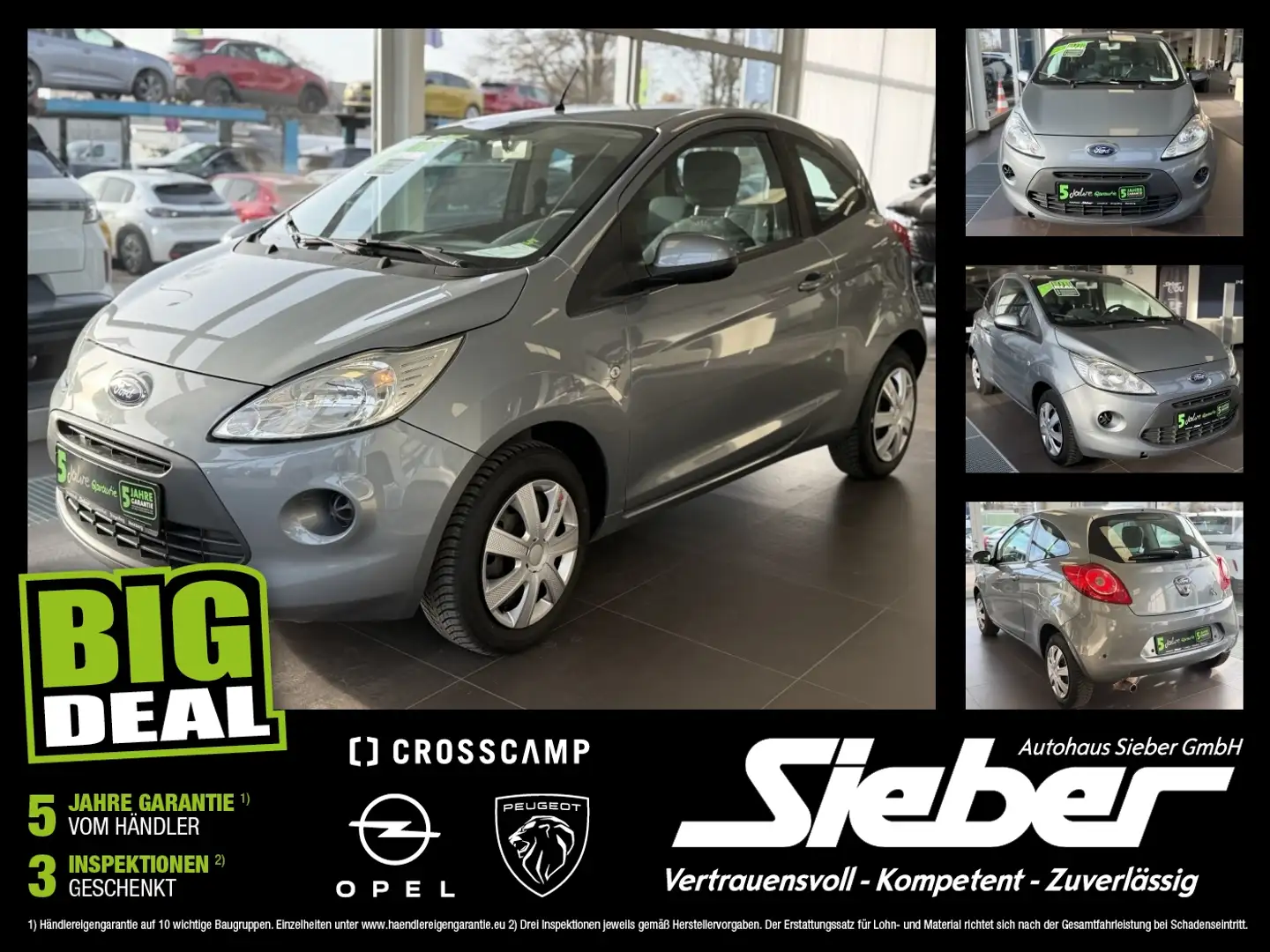 Ford Ka/Ka+ Ka 1.2 Cool & Sound Edition SHZ Winterp. Grau - 1