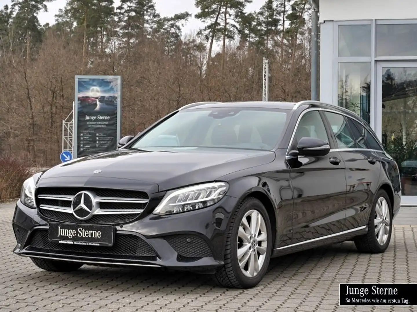 Mercedes-Benz C 200 T AVANTGARDE STHZG+AHK+KAMERA+NAVI+SHZ+CAR Nero - 2