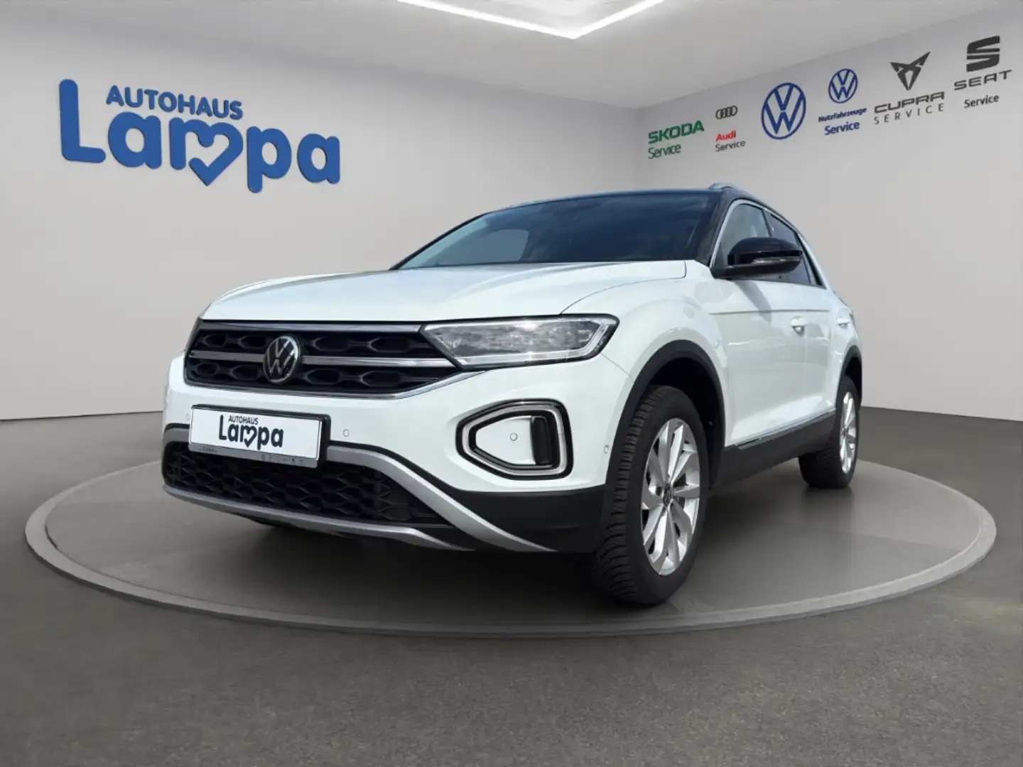 Volkswagen T-Roc Style 1.5 TSI DSG AHK,NAV,SHZ,ACC,PDC,MFL,LED Weiß - 2