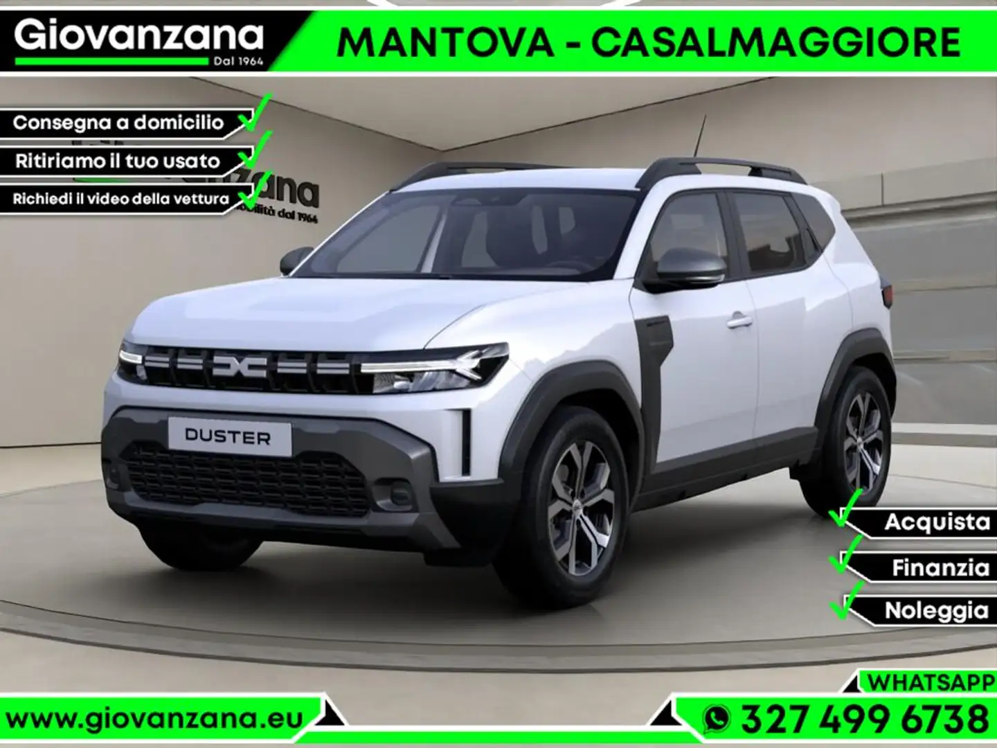Dacia Duster 1.2 tce Expression 4x4 130cv PRONTA CONSE NEOPATEN Bianco - 1