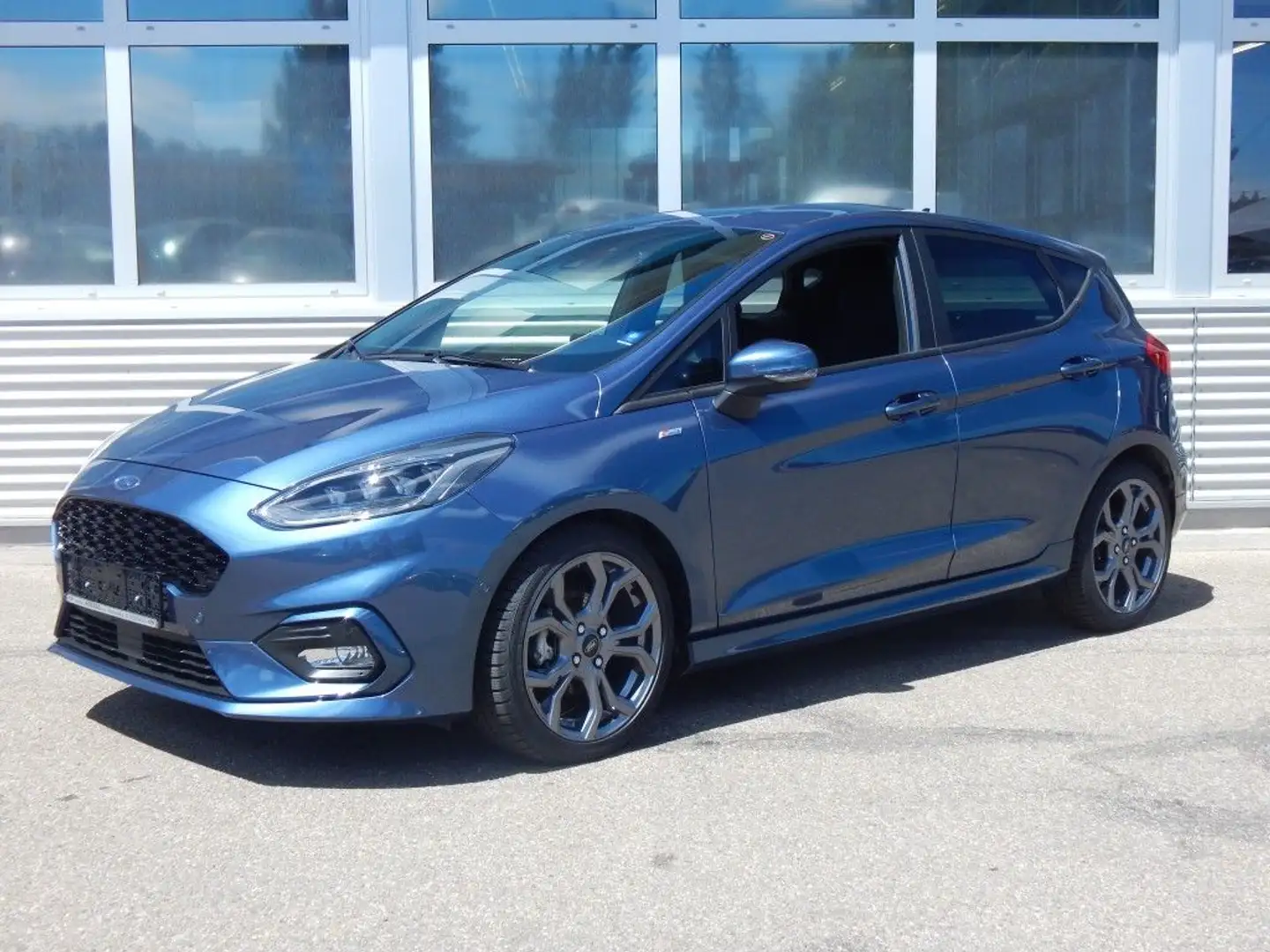 Ford Fiesta 1.0 EcoBoost S&S ST-LINE Bleu - 1