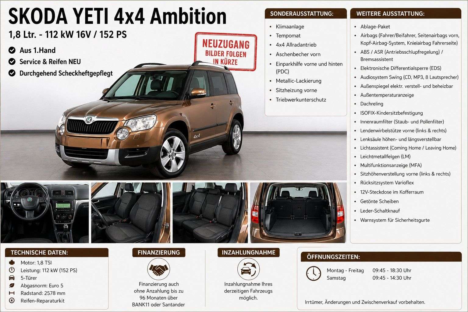 Second hand Škoda Yeti 1.8