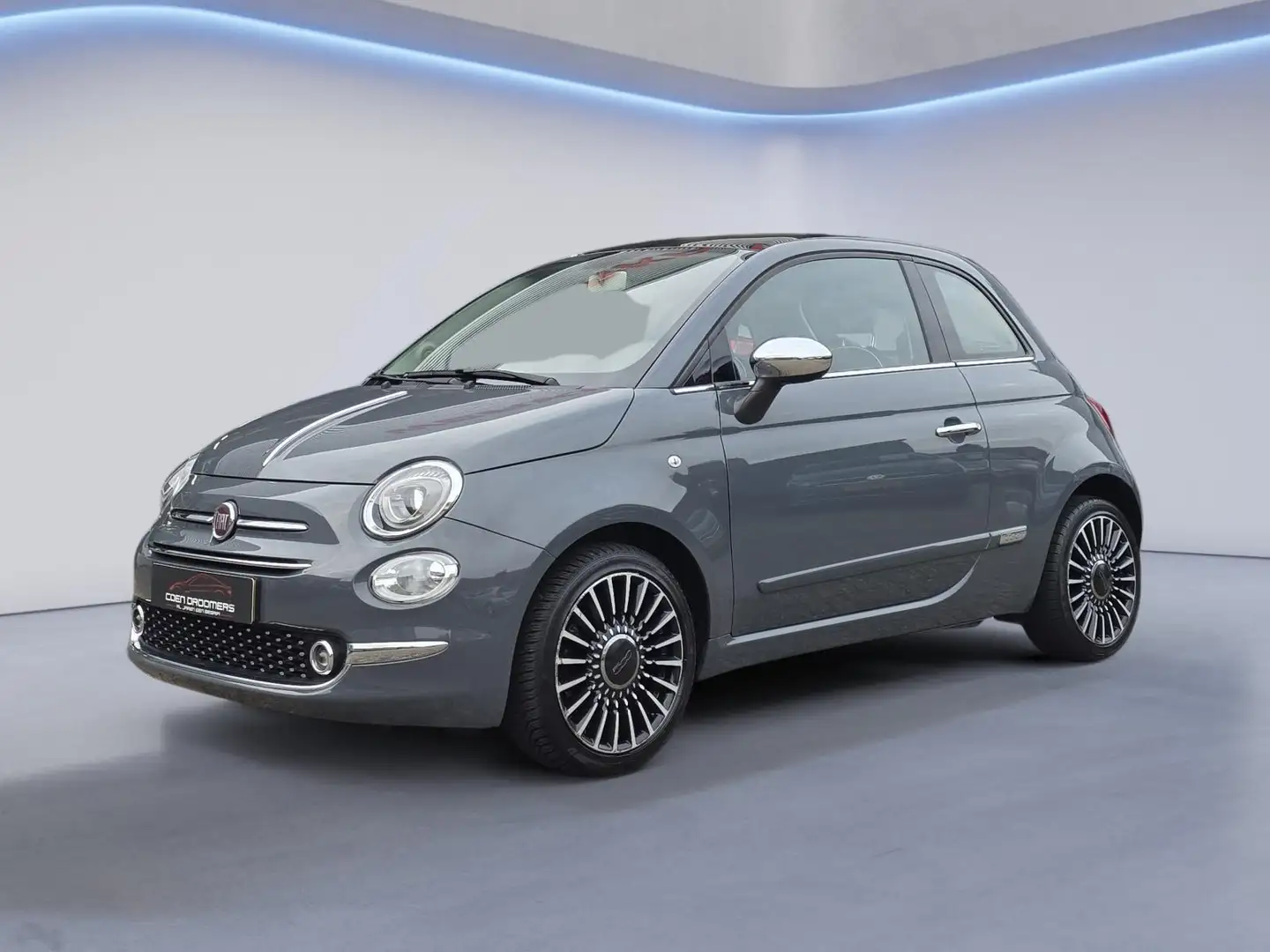 Fiat 500 1.2 Lounge /Apple Carplay/Airco/Glazen dak/AUX/16' Gris - 1