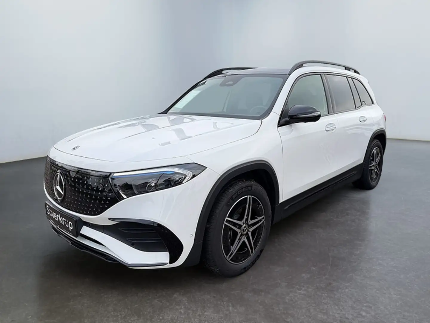 Mercedes-Benz EQB 300 4M , AMG BURM NIGHT PREMIUM MEMO 360 PDC Weiß - 2