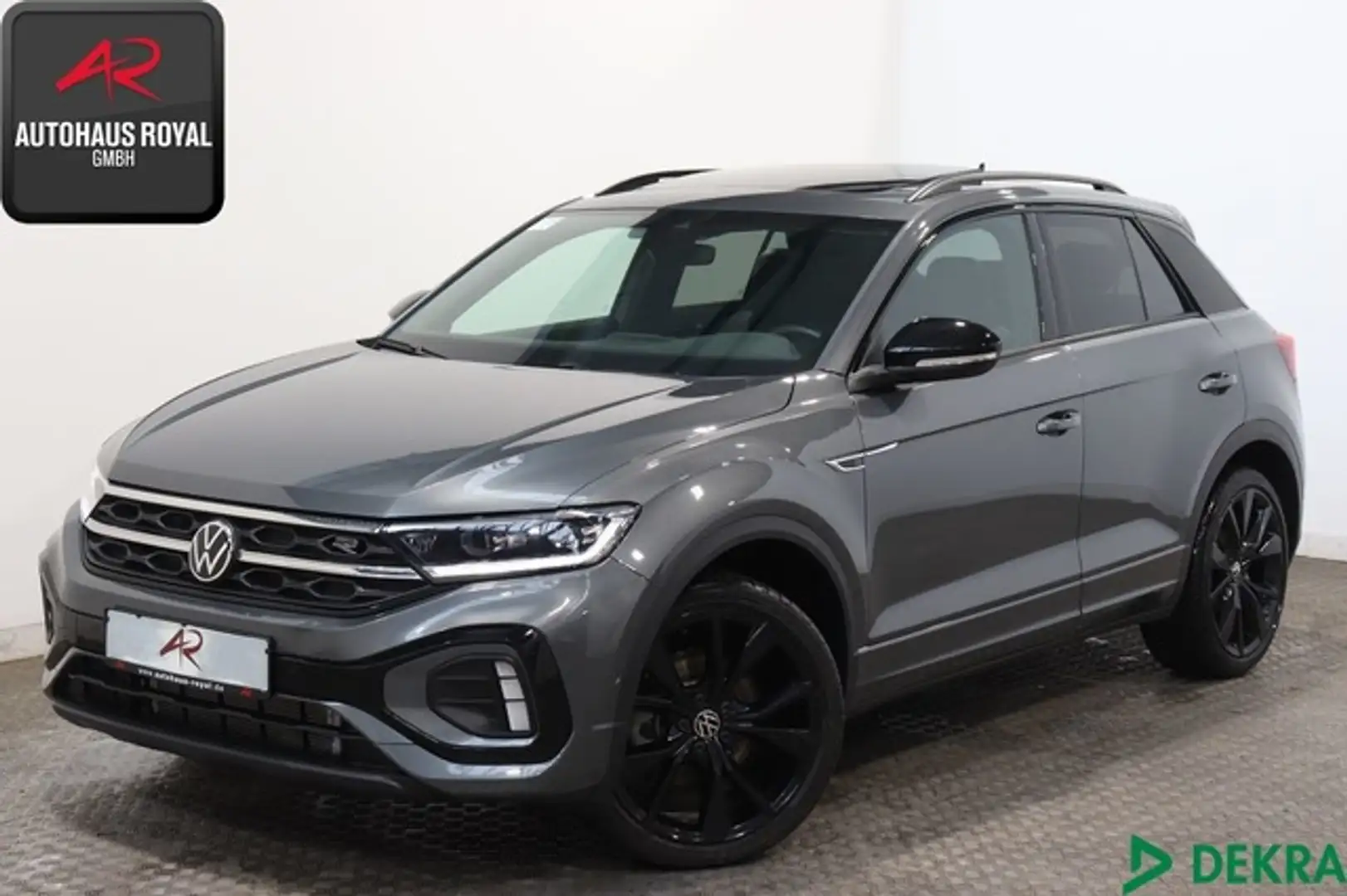 Volkswagen T-Roc 2.0 TDI 4M R LINE BLACK STYLE PARKASSIST Gris - 1
