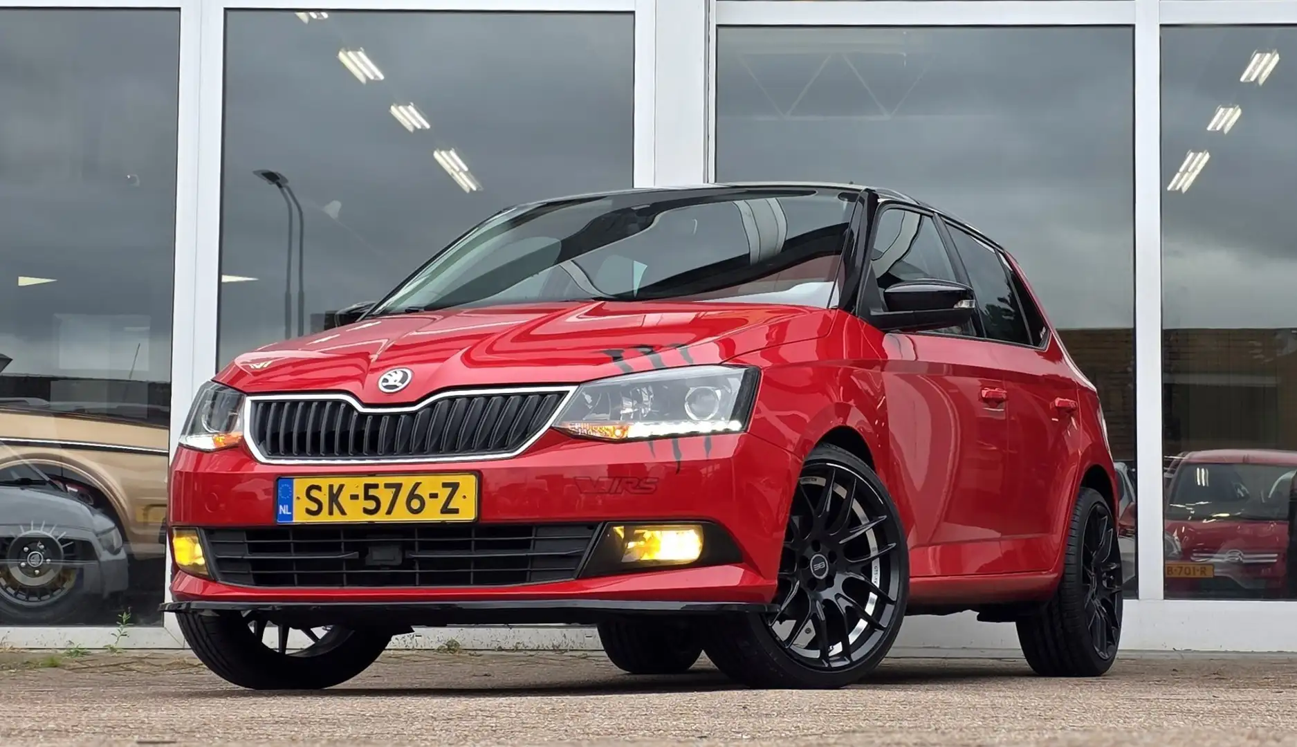 Skoda Fabia 1.0 TSI Clever RS uitgevoerd 1e Eigenaar Xenon Spo Rouge - 1